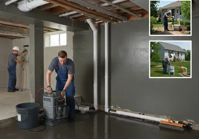 Basement Waterproofing and Flood Prevention process in Lakewood, WA